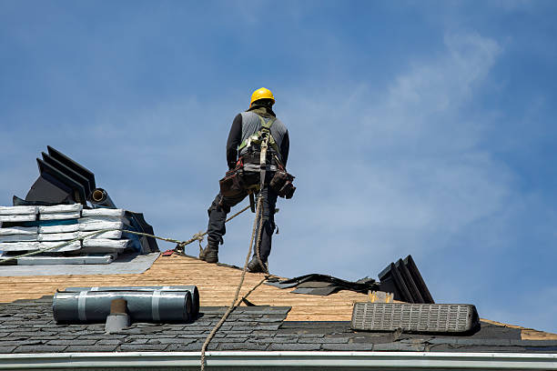 Professional Flat Roof Repair technician working in Midlothian, TX
